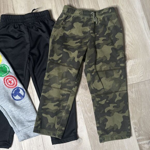 Avengers, Camouflage Sweatpants Pajama Bottoms Size 4T Bundle Set - Picture 3 of 6
